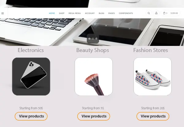 E-commerce Ready Templates | Omega Software